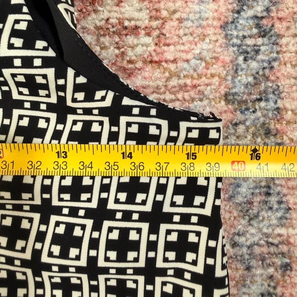 Abercrombie Fitch Geometric One Shoulder Maxi Dress Tie Detail Lined Size XSP